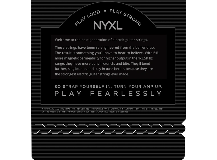 D'addario NYXL1252W El.Gitar Strenger (012-052) 